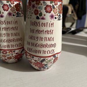 PURE 16oz stainless steel tumbler “How to cuss” originally $36.99 +tax $40.04